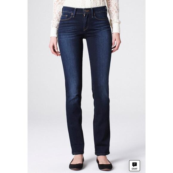 Lucky Brand Denim - Lucky Brand Women’s Jeans - Sofia Straight Mid Rise - Dark Wash - 4 / 27 Ankle